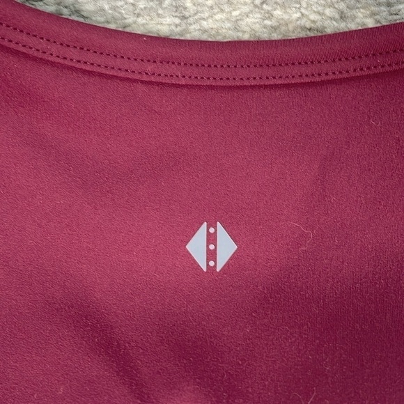 NWT Tavi Pleated Bra Tank Athletic Garnet Cabernet Maroon Sz XS - Picture 12 of 15